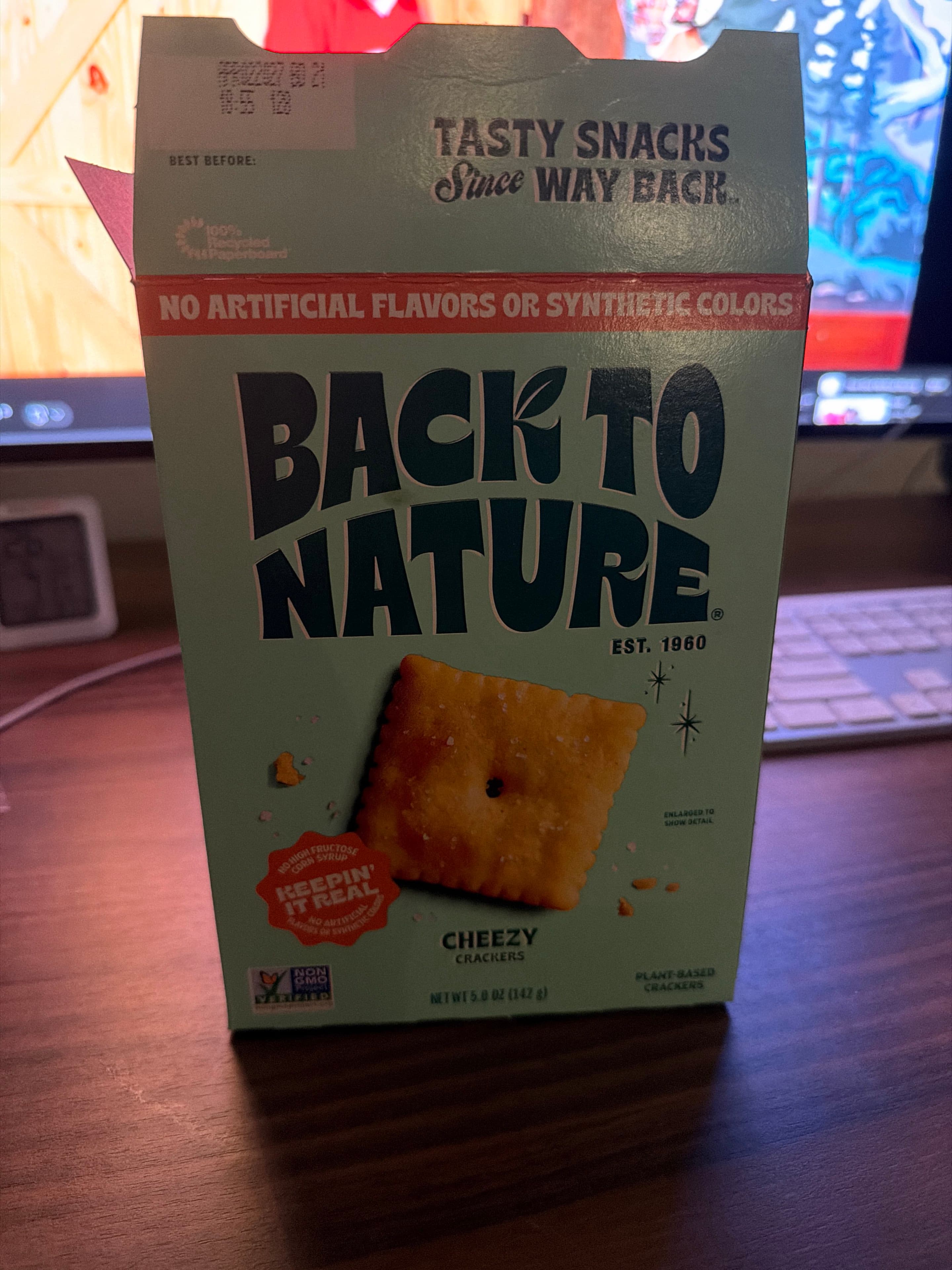 Back to Nature Back to Nature Cheesy Crackers